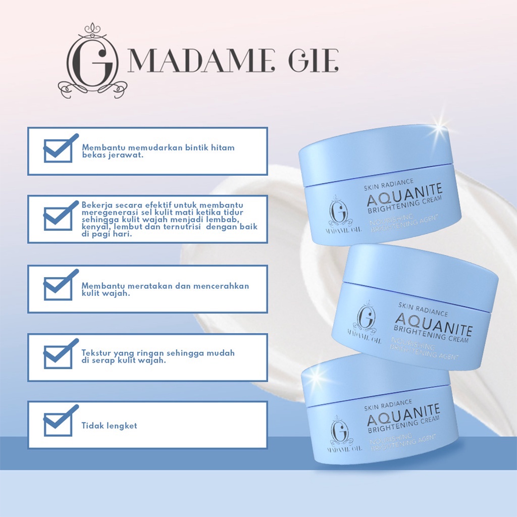 ❤ BELIA ❤ MADAME GIE Skincare ✔️BPOM Clarify Facial Foam Face Wash, Toner, Serum Skin Barrier Lightener Care