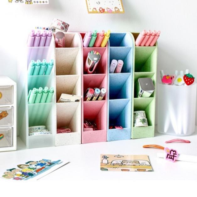 

[(BAYAR DITEMPAT) FOUR GRID STATIONERY DESK ORGANIZER