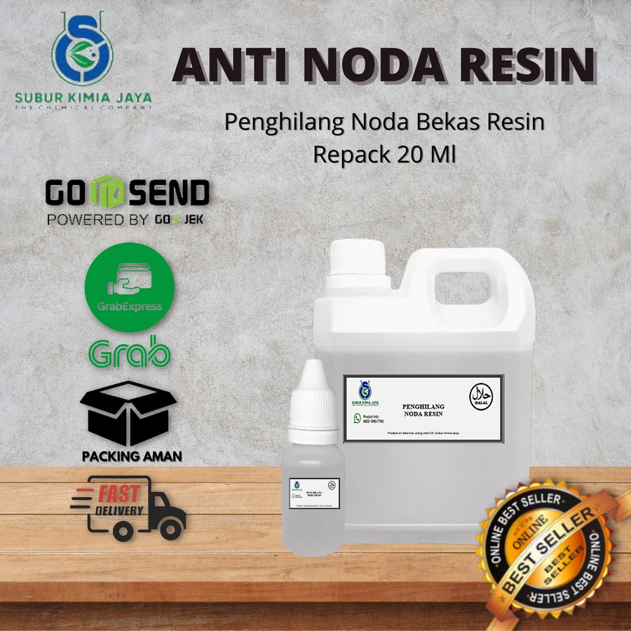 

Penghilang Noda Bekas Resin 20 ML Premium