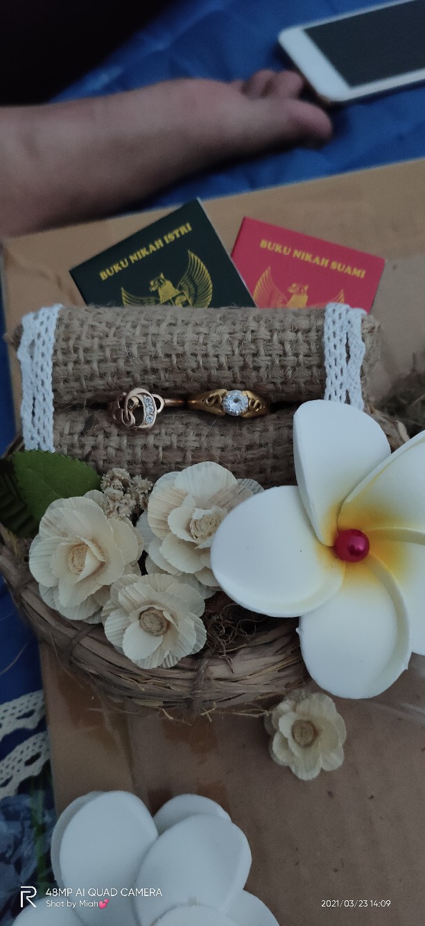 Bc2 Bantalan Cincin Ring Barier Bahan Mahar Ring Box Kerajinan Tempat Cincin