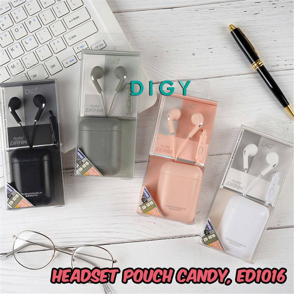 Headset Pouch murah korean style Candy Headset Earphone POUCH / Earphone + Wadah Earphone