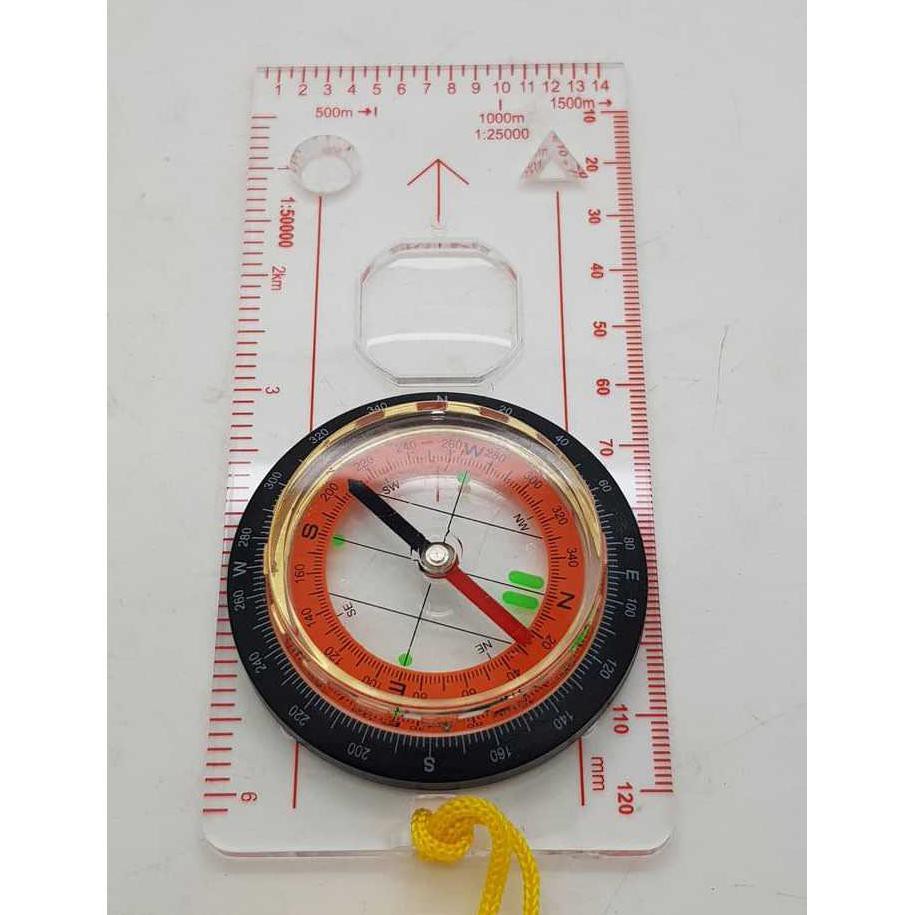

Map Compass Pengaris, Map Kompas Pengaris Liquid Filled Magnifier J-Florens Segera Beli