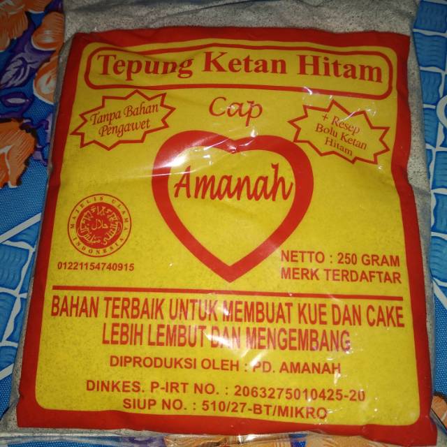 

Tepung ketan hitam