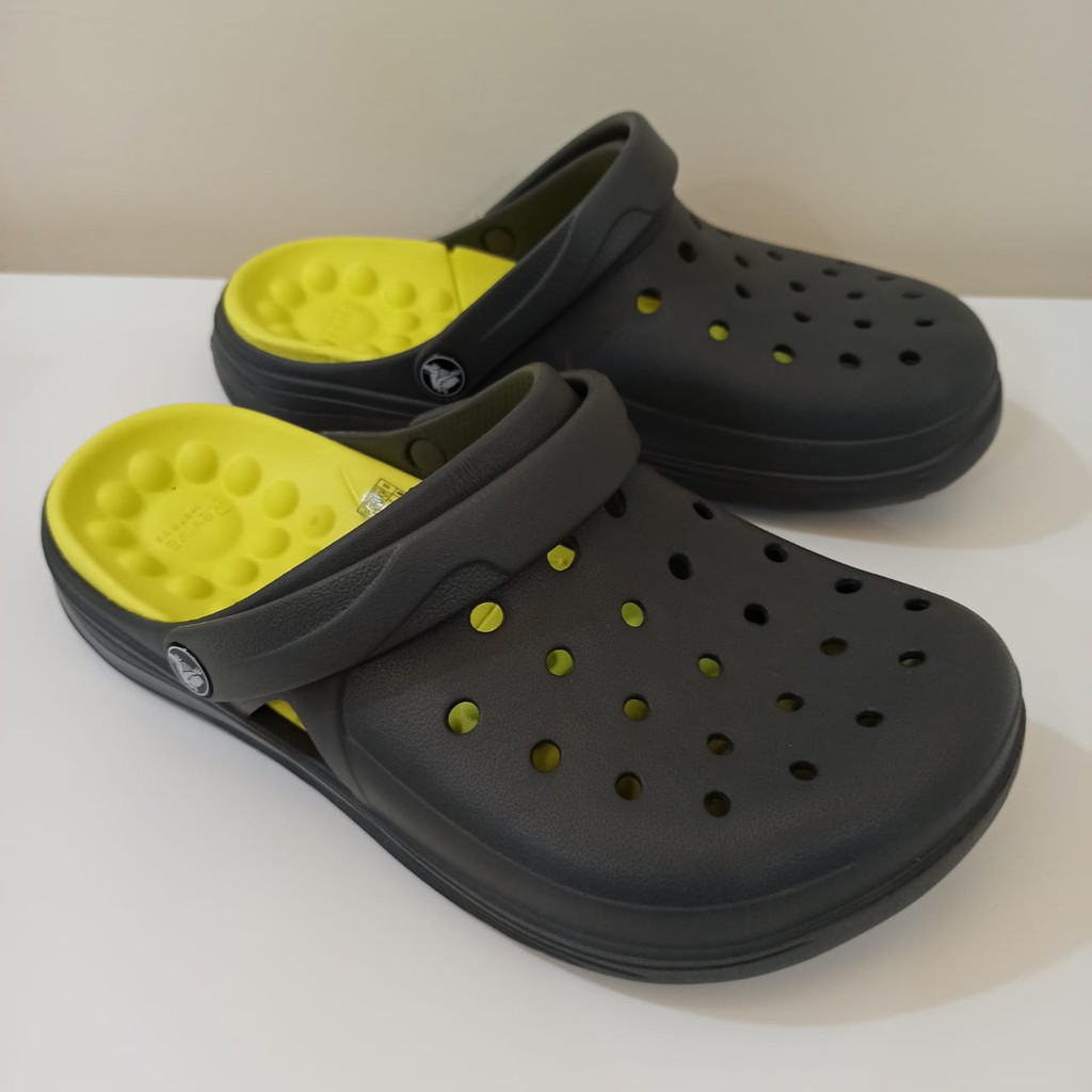 Crocs / Sandal Crocs / Crocs Reviva / Reviva / Sandal Pria / Sandal Karet / Sepatu Sandal Karet