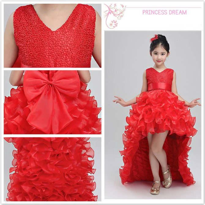 Birthday Party Dress anak Perempuan Pesta gaun putri formal dan gaun bola pernikahan