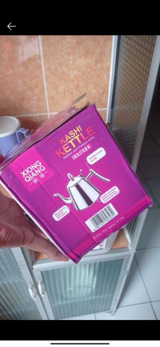 Teko Air Teh Kopi Water Kettle Teapot 1.2l With Filter Stainless Steel