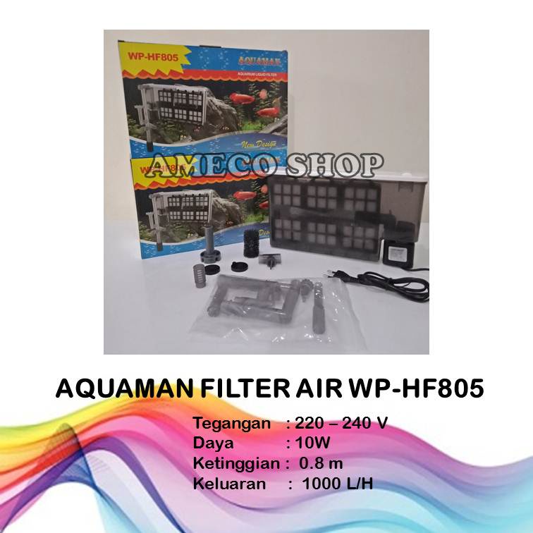 AQUAMAN Hanging Filter Aquarium WP-HF805