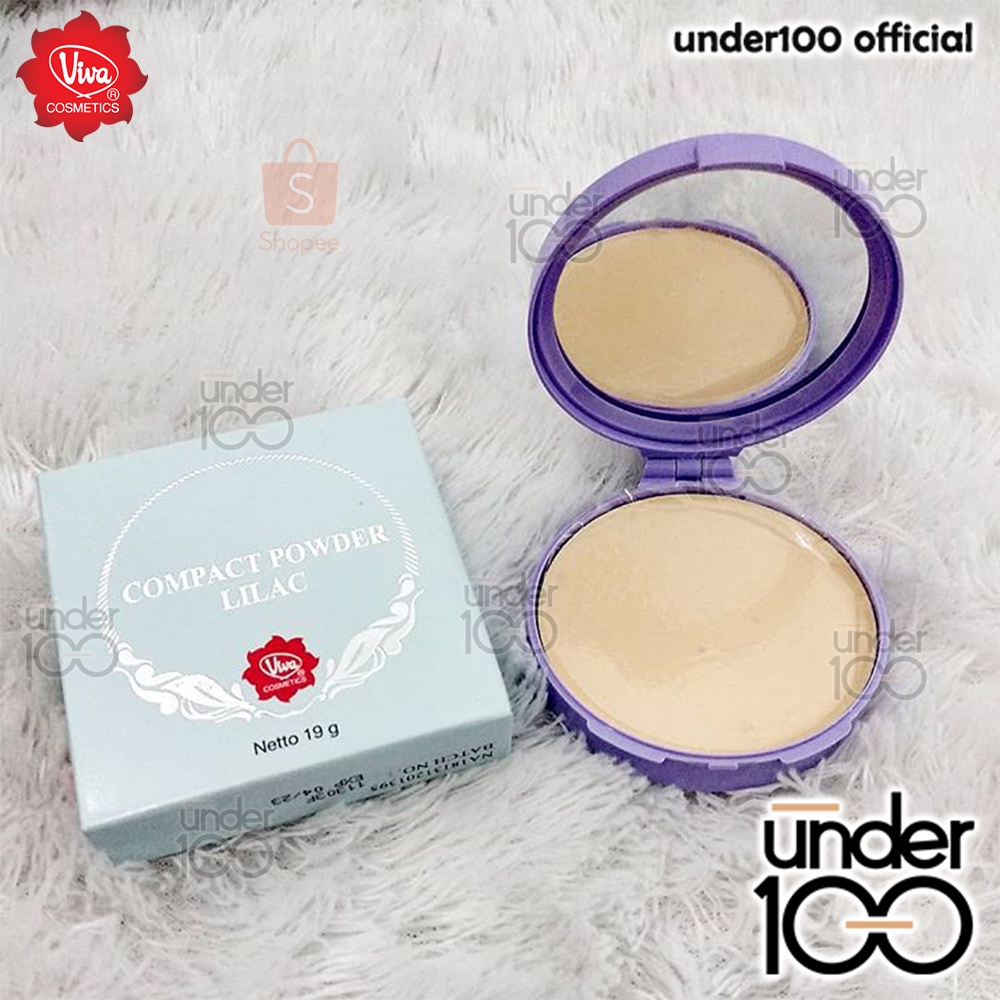 ❤ UNDER100 ❤ Viva Compact Powder Lilac 19g Bedak Padat BPOM HALAL