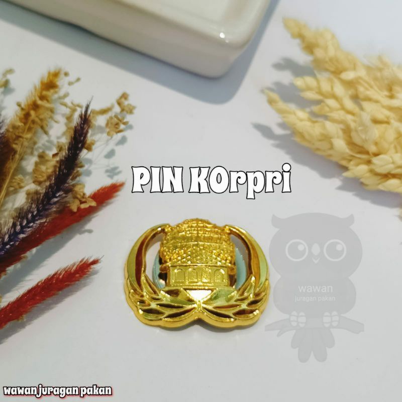 PIN KORPRI, EMBLEM LENCANA KORPRI peniti