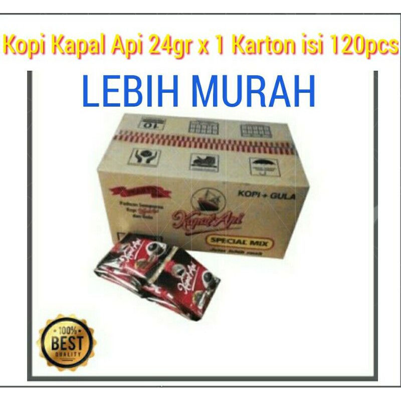 

Kopi Kapal Api Special Mix 24gr x 1 Karton isi 120pcs