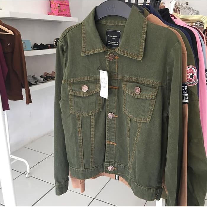 jaket army zara