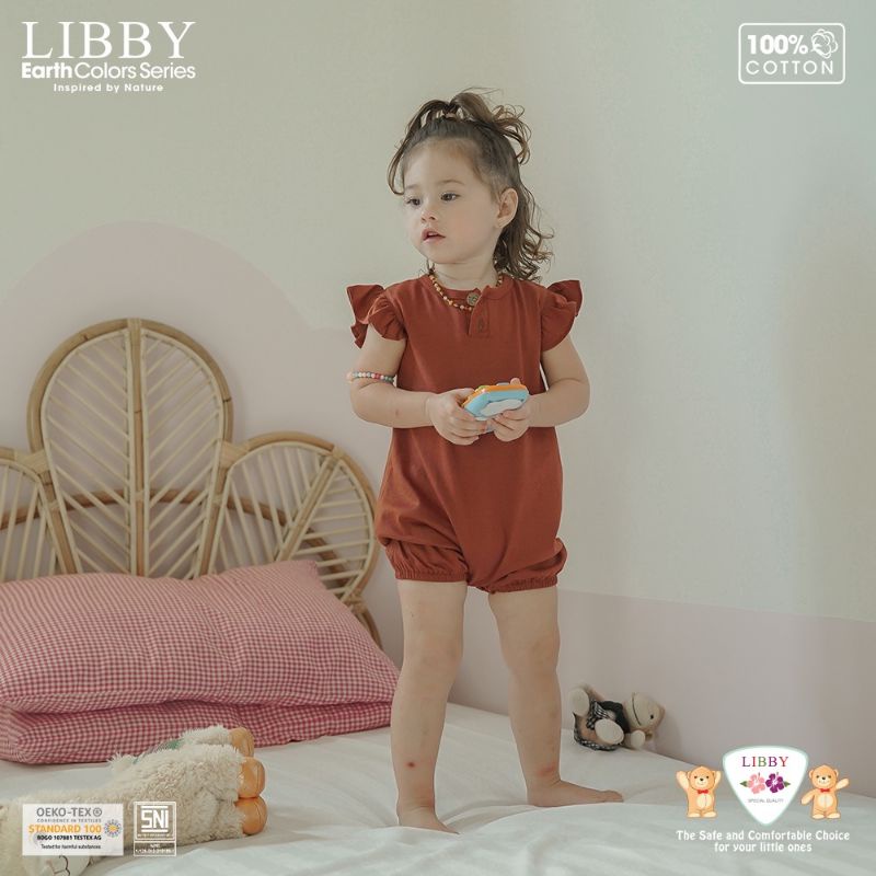 LIBBY Ivy RUFFLE Jumper 0-2 Tahun EARTH COLORS