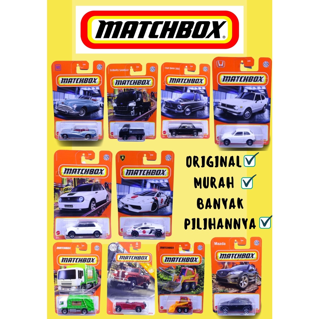 Matchbox Murah Honda Civic Jeep Dodge D200 Garbage International Armored BEBAS Pilih Varian