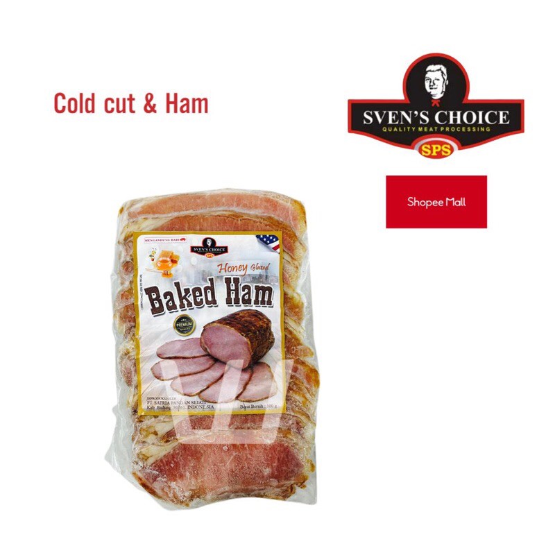 

Sven's Choice Ham Babi Honey Glazed Baked Ham 100G