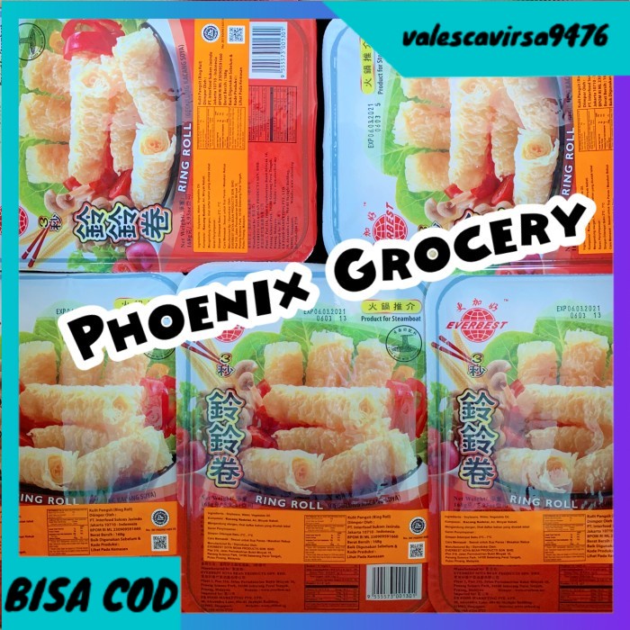 

⭐BISA COD⭐ Everbest ringroll kembang tahu gulung 168 Gram
