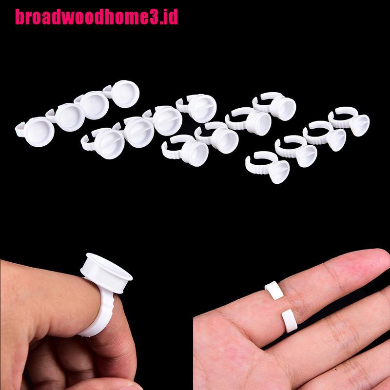 50pcs Cincin Lem Bulu Mata Extension Sekali Pakai