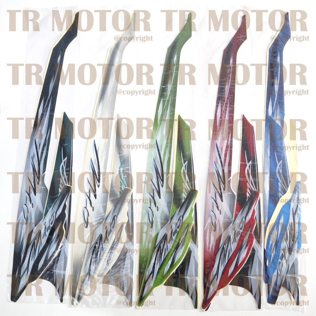 Stiker Motor Mio 2009 Sticker Striping Lis Full Set Motor