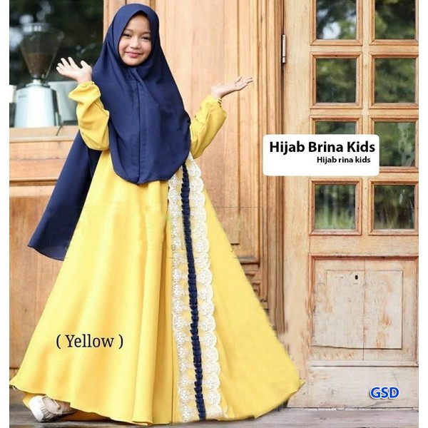 dress anak cewe-baju muslim anak-gamis lebaran anak-gamis pesta anak-baju kurung anak-baju muslim