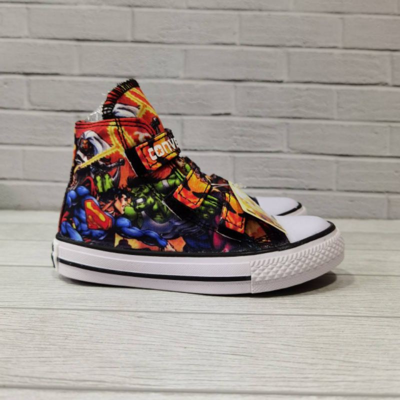 sepatu anak kids converse karakter super hero high