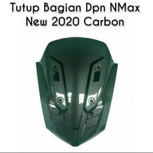 Cover tutup dasi dada depan carbon new nmax 2020