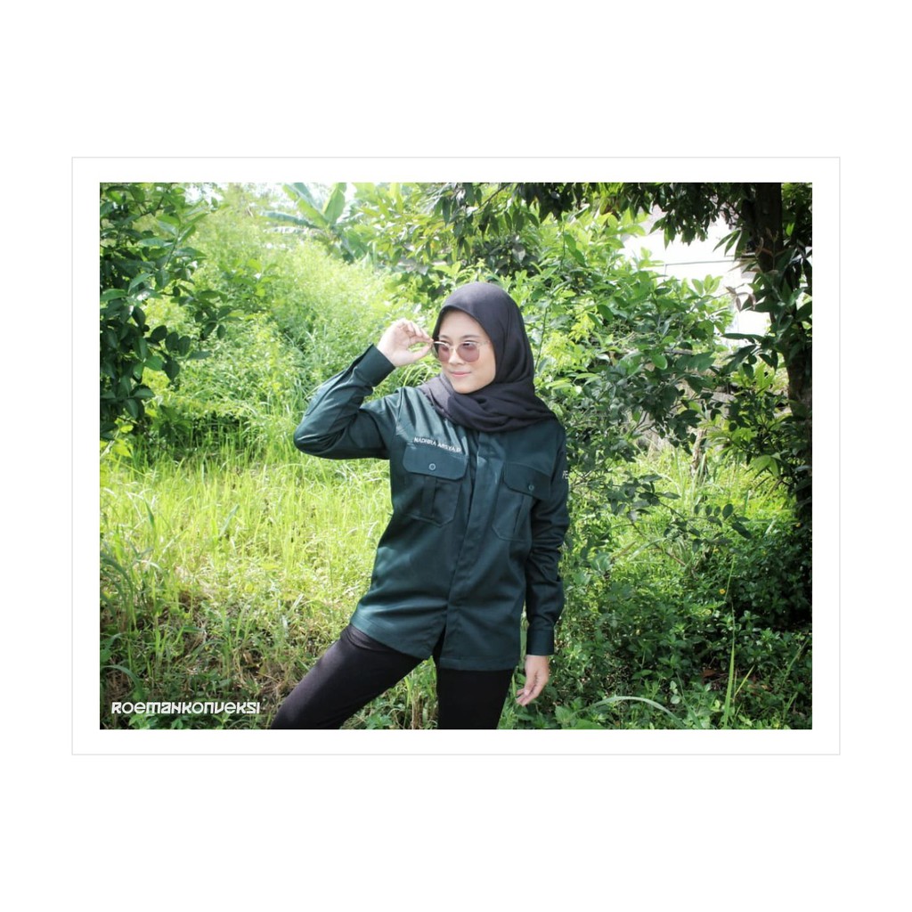 KEMEJA COSTUM/ PDL PDH/ KEMEJA COSTUM BORDIR AMERICAN DRILL