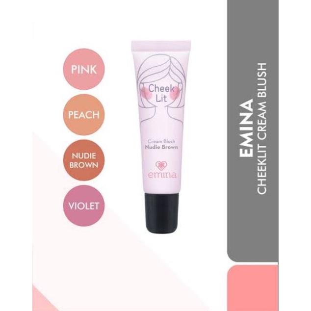 EMINA CheekLit Cream Blush 10ml RUMAH CANTIK