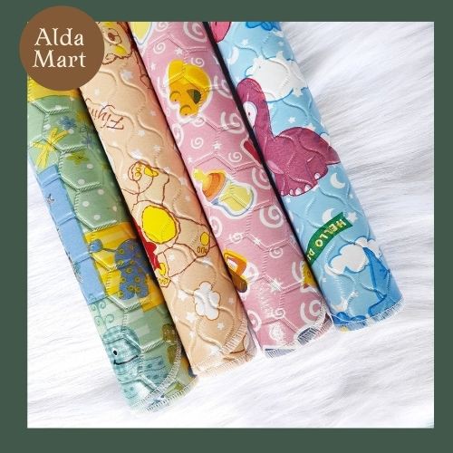 Perlak Alas Ompol Taplak Fleece Matress Protector 70cm x 65cm