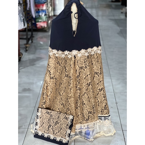 Mukena inces brokat tile