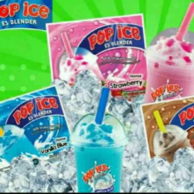 Pop Ice Aneka Rasa Minuman Es Blender Pop Ice Minuman Serbuk Mengandung Susu 25 Gram Shopee 5549