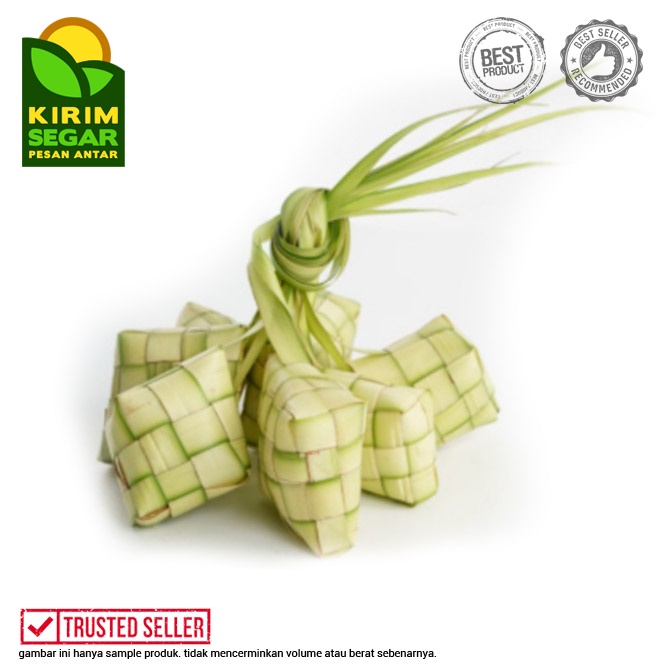 

Ketupat Kosong / Cangkakng Ketupat / Ketupat Segar / isi 10pcs