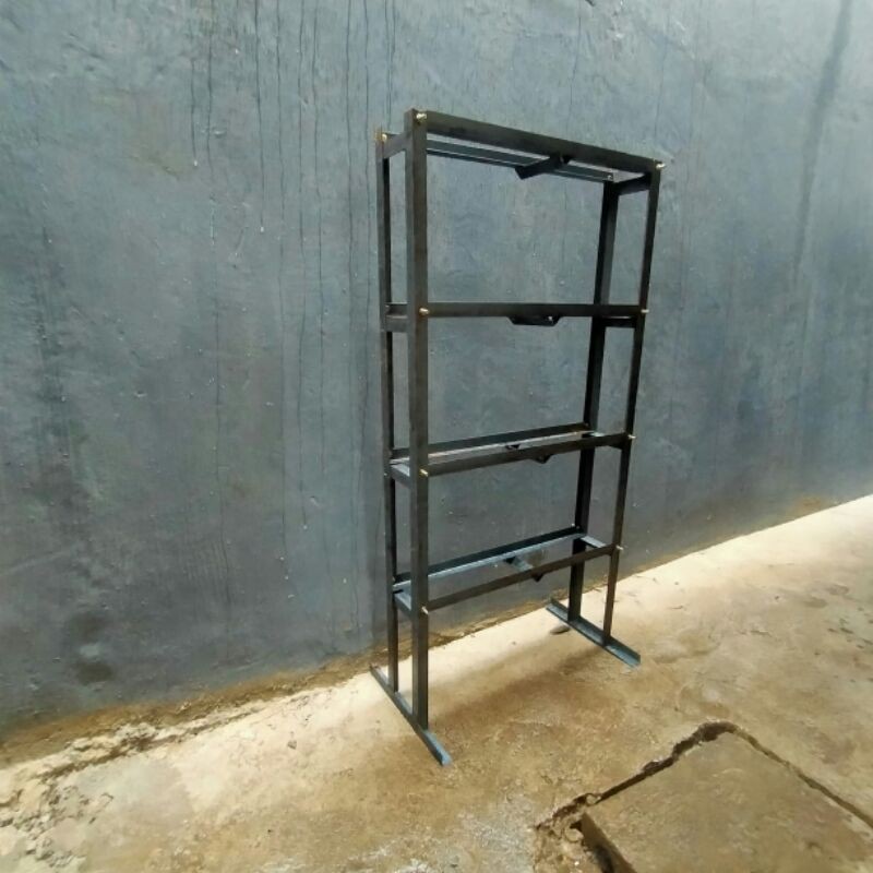 Rak ikan cupang bongkar pasang (penyangga di las full)