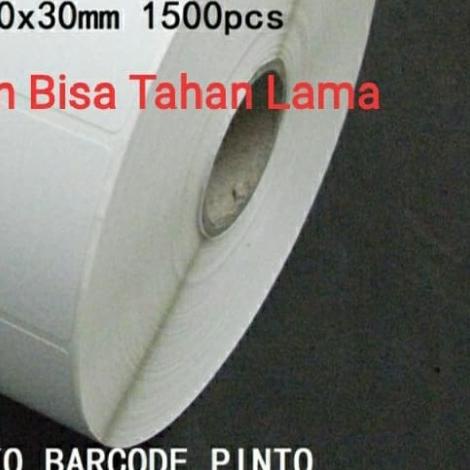 

♀ 40X30mm 1Line 1500pcs Core1",Direct Thermal,gap,label sticker bare ☛