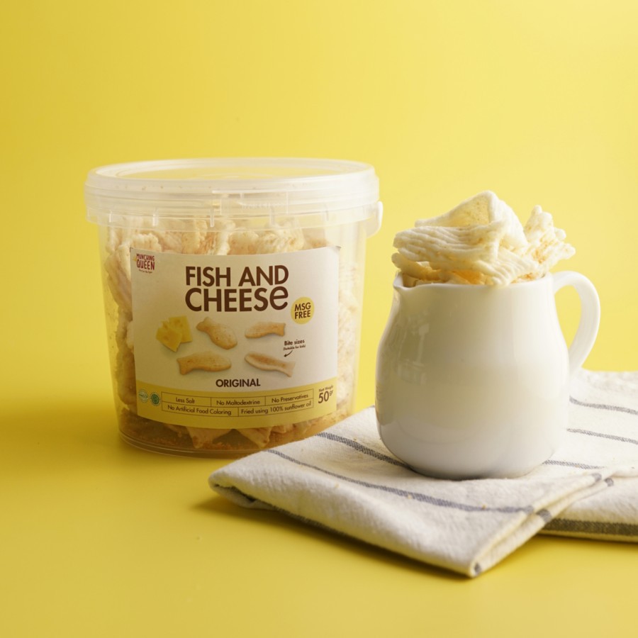 

Fish And Cheese Original / Cemilan Anak Kerupuk Keju NO ADDED MSG