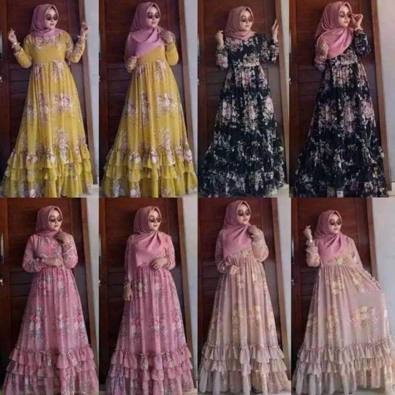 gamis bunga sakura