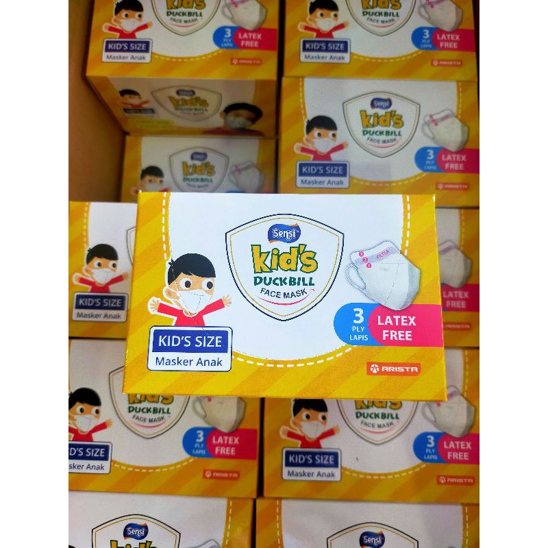 Masker Sensi Kids Duckbill 40 putih