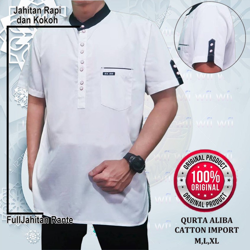 f_fisabilillah Koko Kurta Pria Panjang Abu 1541B - KEMKO OFFICE ZUFAR - Kemko N one ,erkape terbaru