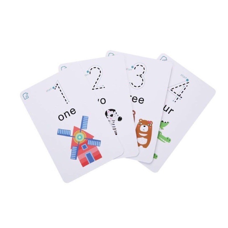 Mideer write and wipe activity cards - card edukasi - kado anak