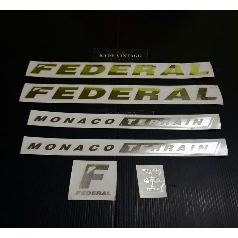Sticker decal stiker Federal Monaco Terrain ORIGINAL