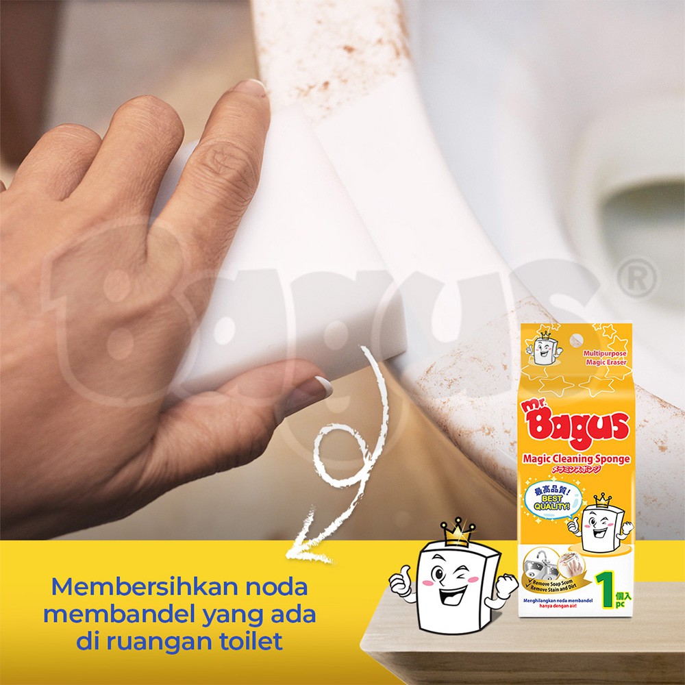 Mr. Bagus Magic Sponge (Spon Ajaib) 1pc W-22340