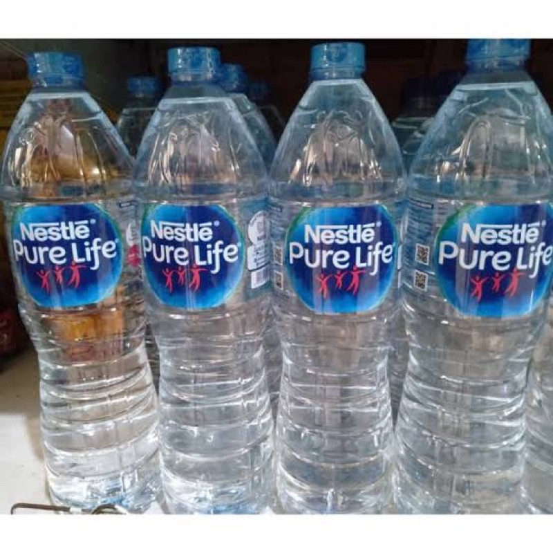 PURE LIFE Air Minum Mineral Kemasan Nestle Botol 1500 ml isi 12 pcs 1 dus