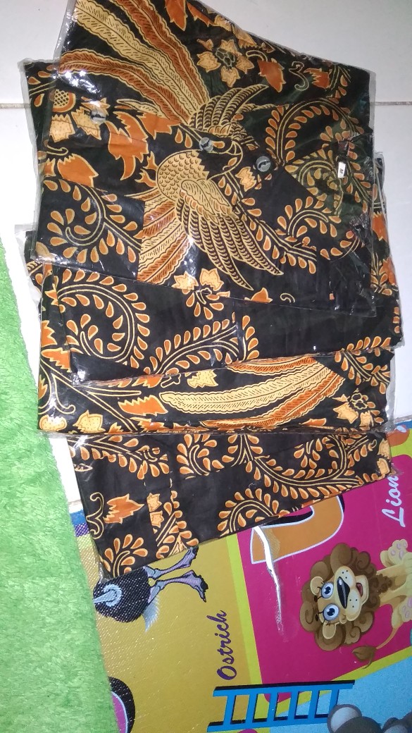 Batik Couple Keluarga Sania Ruffle Ori Ndoro Jowi Dnt