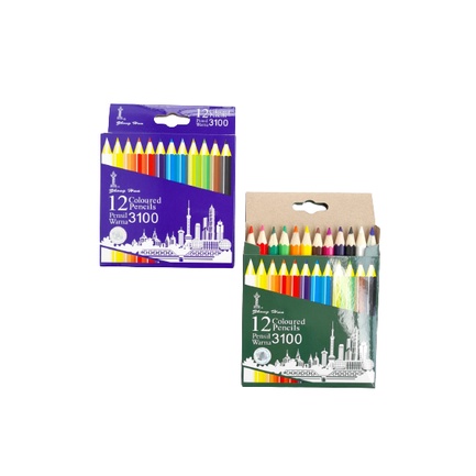 

PENSIL WARNA ZHONG HWA 12 WARNA PENDEK - 3100