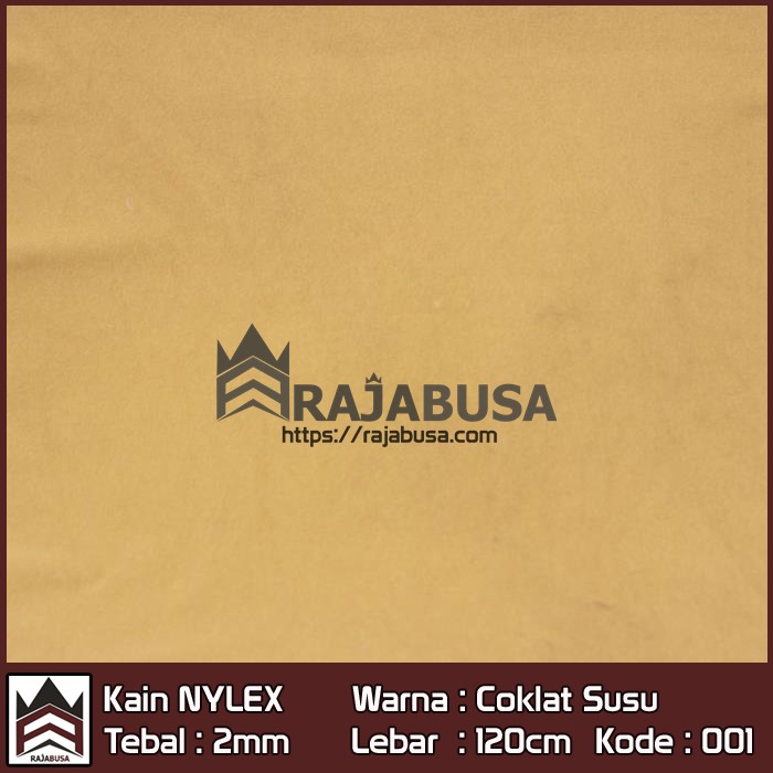 Kain Nylex Coklat Susu - Kain Bulu Pendek | Toko Kain Boneka Terlengkap