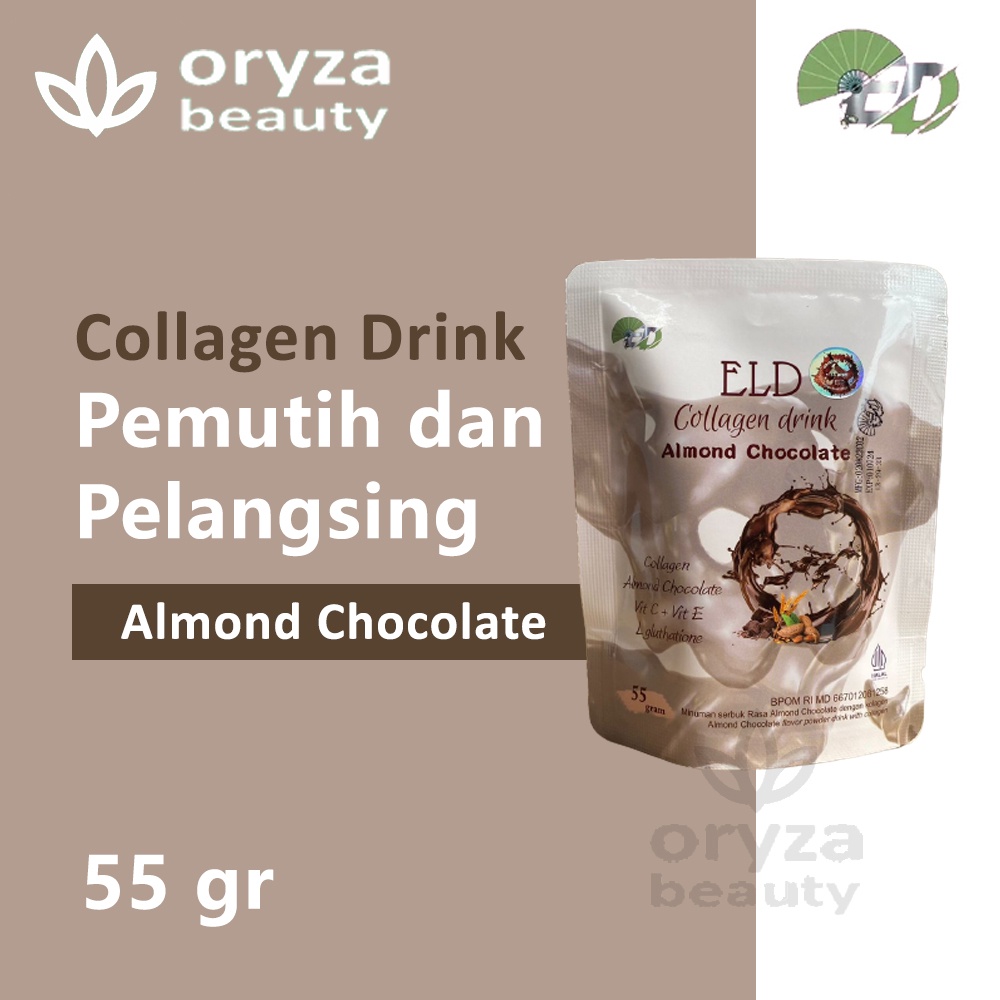 ELD Collagen Drink Rasa Almond Chocolate 55gr