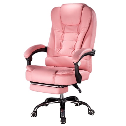 Kursi Direktur Kursi Kerja Kursi Kantor Footrest Bangku Eksekutif 1000-1020 - Pink