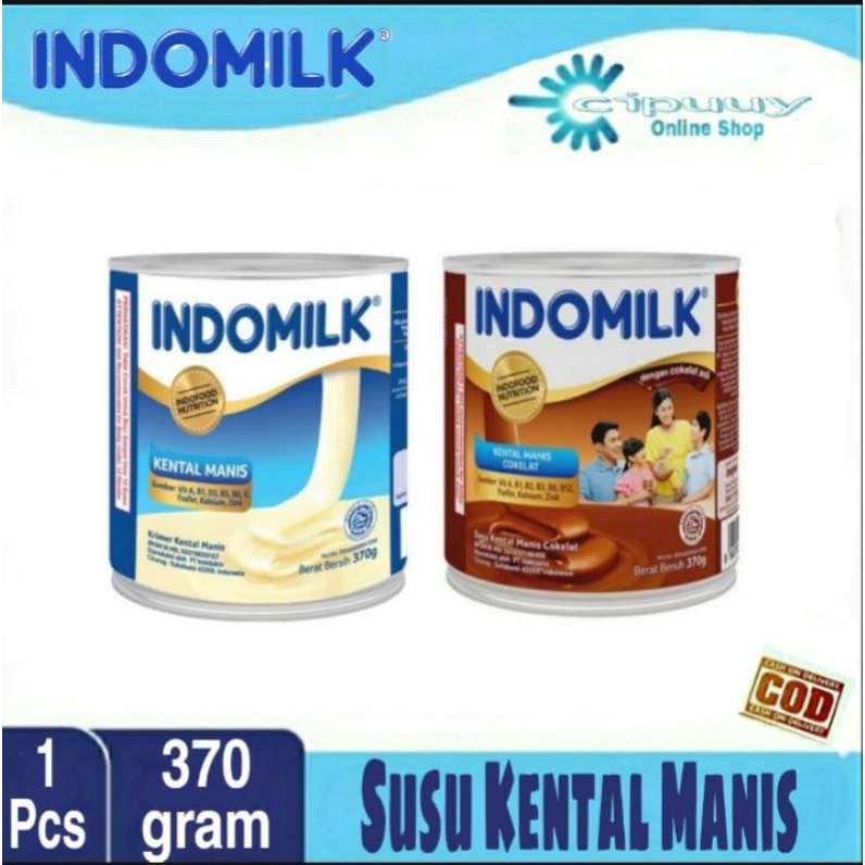 

Indomilk 370 gr SKM / Exps Juli 2022