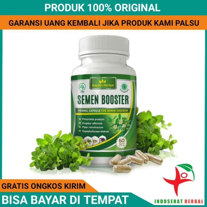 SEMEN BOOSTER - OBAT PENYUBUR SPERMA PRIA / MENAMBAH JUMLAH SPERMA SEMEN BOOSTER ORIGINAL_SEMENAX