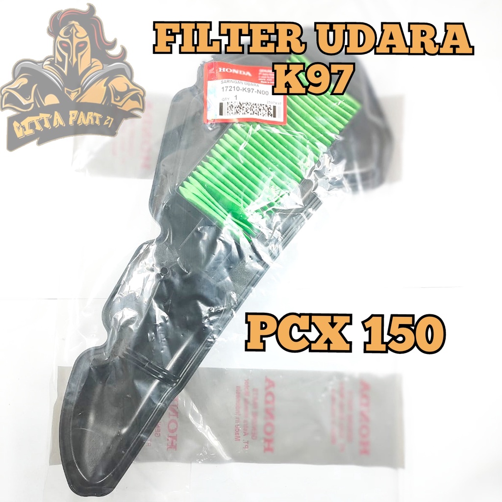 FILTER UDARA SARINGAN UDARA HONDA K97 KUALITAS ASLI ORIGINAL HONDA AHM AWET DAN DIJAMIN MANTAP / FILTER UDARA PCX / FILTER UDARA PCX 150 / SARINGAN UDARA PCX / SARINGAN UDARA PCX 150