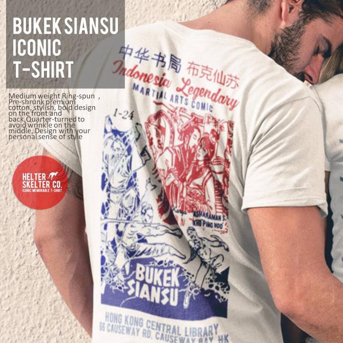 READY BAYAR DITEMPAT Kaos T Shirt FashionPria Vintage Unik Kho Ping Hoo Distro Original - L PROMO