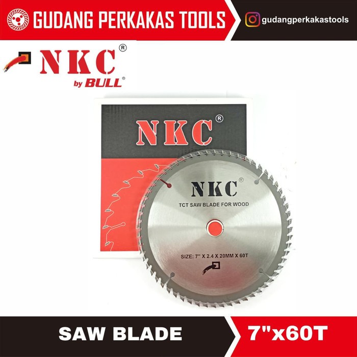 SBO TCT Circular Saw Blade 7"x60T NKC TUNGGU APALAGI